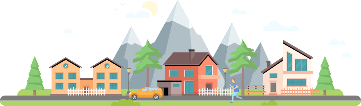 Neighborhood Illustration